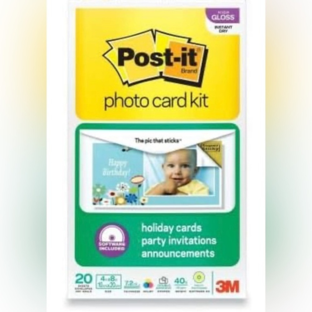 Post-it Photo Card Kit - 20